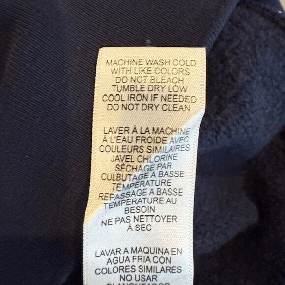 Frame Old School Sweatshirt Navy Blue w/Red Embroidered Script Logo Size Medium - Picture 6 of 11